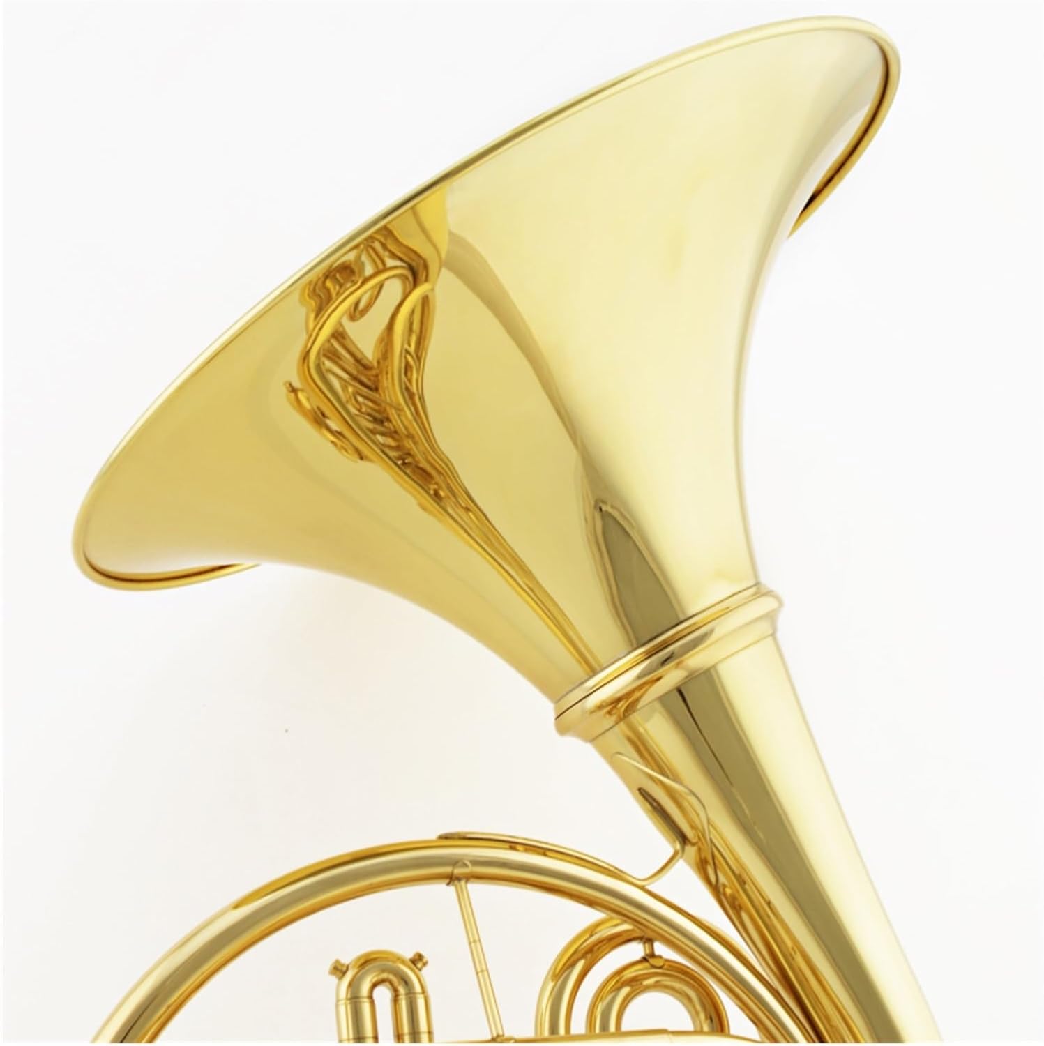 4 Key French Horn Professional French Horn B Flat Tonality Four Key Single Row Beginner Playing Gold