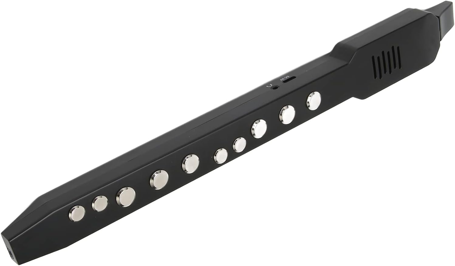 Wind Synthesizer MIDI Digital Wind Instrument Aerophone Digital Wind Instrument Digital Wind Instrument for Children, Teachers, Seniors, and Teens Built-in Battery (Black)