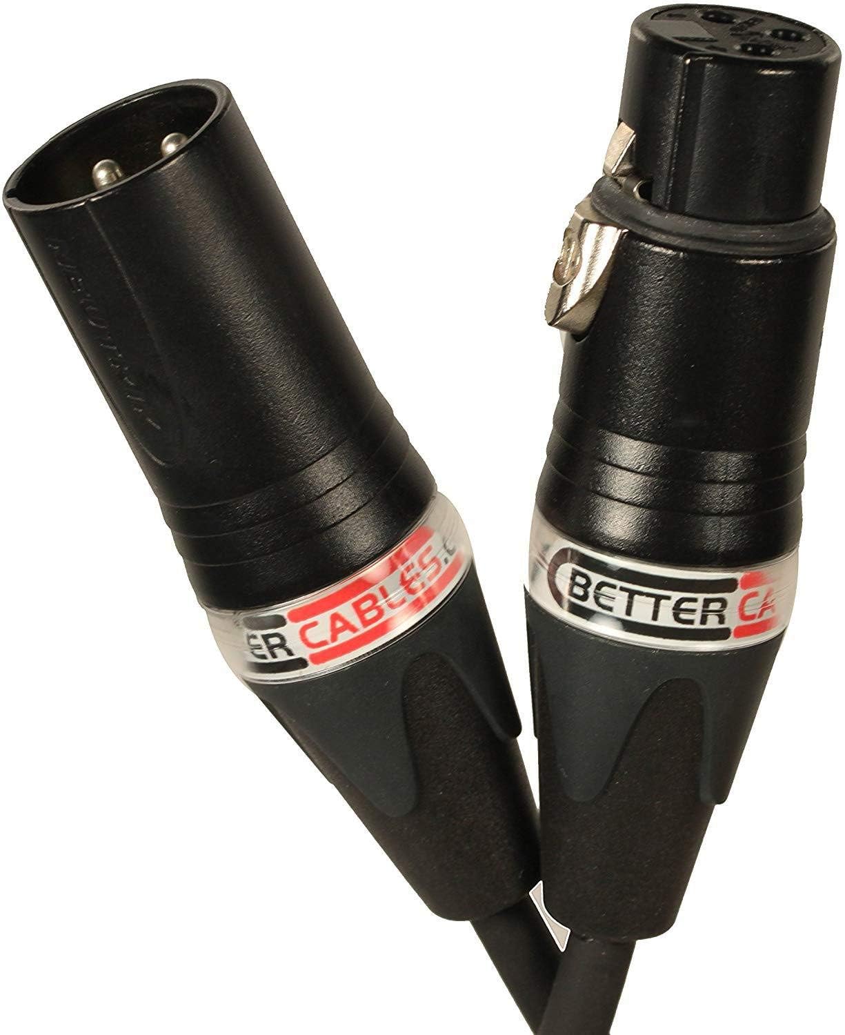 Silver Serpent Stage and Studio Reference Microphone Cable - High-End, High-Performance, Silver/Copper Hybrid, Low-Capacitance, Professional Mic Cable - 3 Feet