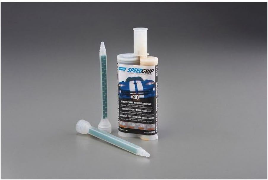 Norton Speed Grip 2-Part Panel Bonding Adhesive | 2-Part Epoxy Bonding Agent for SMC, FRP, Fiberglass, Steel, Aluminum Auto Parts | 220 mL Cartridge