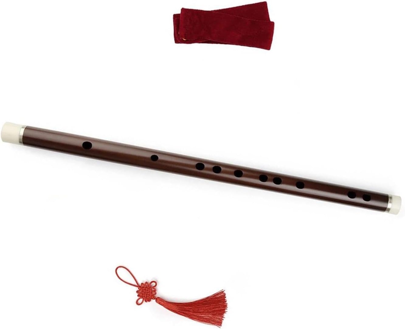 Flute Handmade Woodwind Instrument Suitable For Beginners Traditional Adults(FKey)