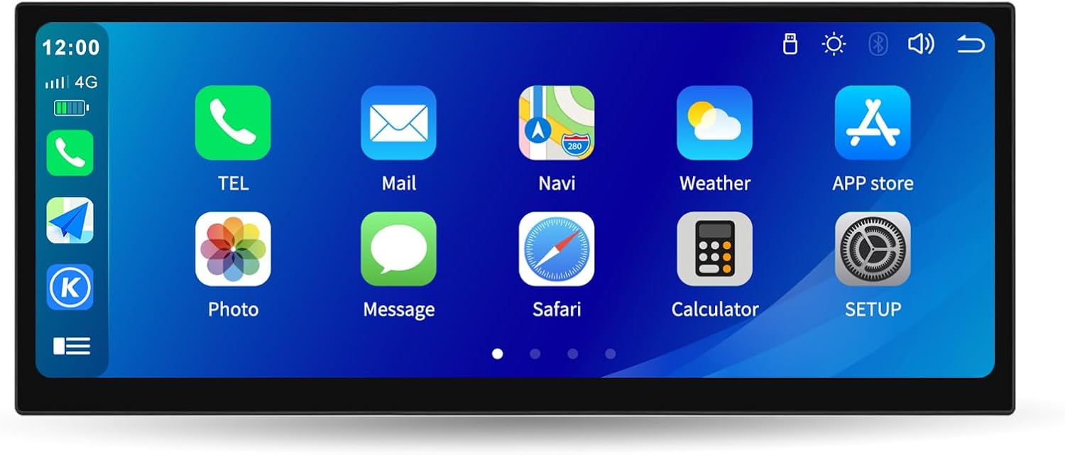 for Audi Q5 Upgrade Screen Display 12.3 Inch Touchscreen Carplay for Q5 2009-2017 Year with 3G MMI System Support Android Auto,Mirrorlink,Siri,Bluetooth