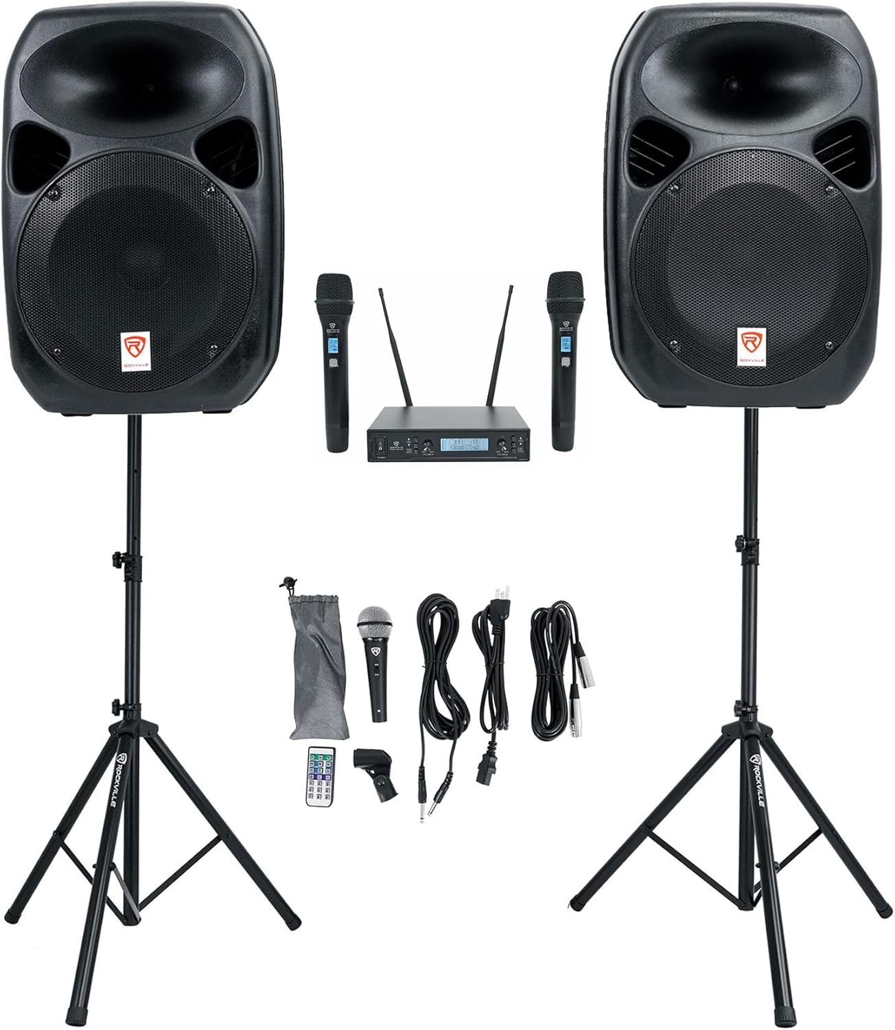 Rockville Power GIG RPG-122K All In One DJ/PA Package (2) 12