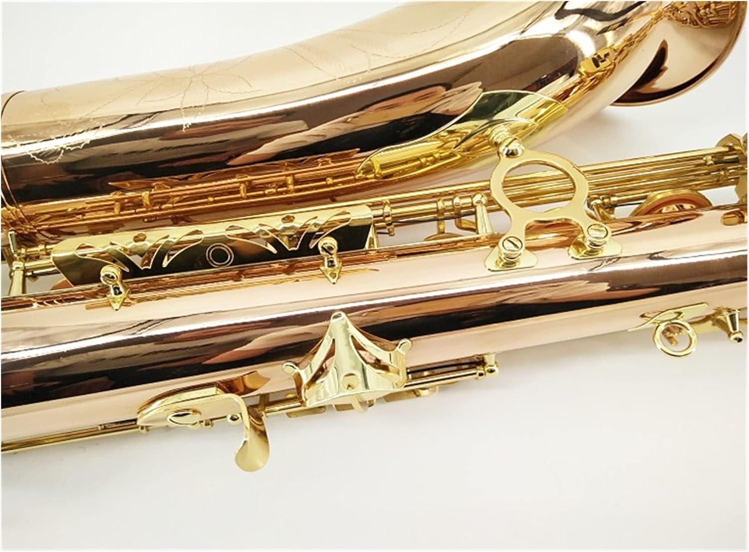 B-Flat Tenor Saxophone/Wind Instrument Phosphor Bronze Double-Key Saxophone Saxophone Straight