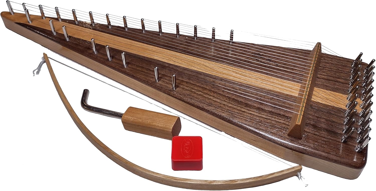 Bowed Psaltery Cherry with Black Walnut top and 22 strings