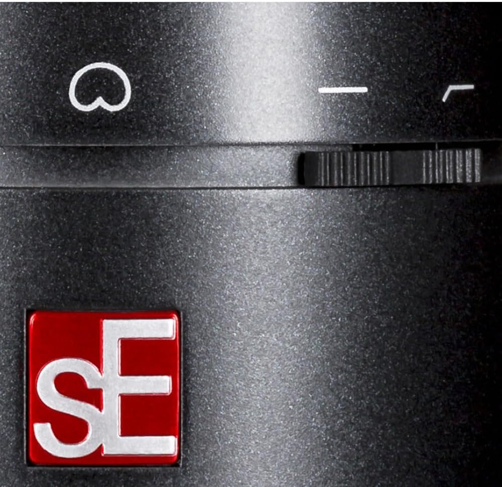 sE Electronics X1 A Large-Diaphragm Condenser Microphone Bundle w/Pig Hog PHM10 8mm Mic Cable Polishing Cloth