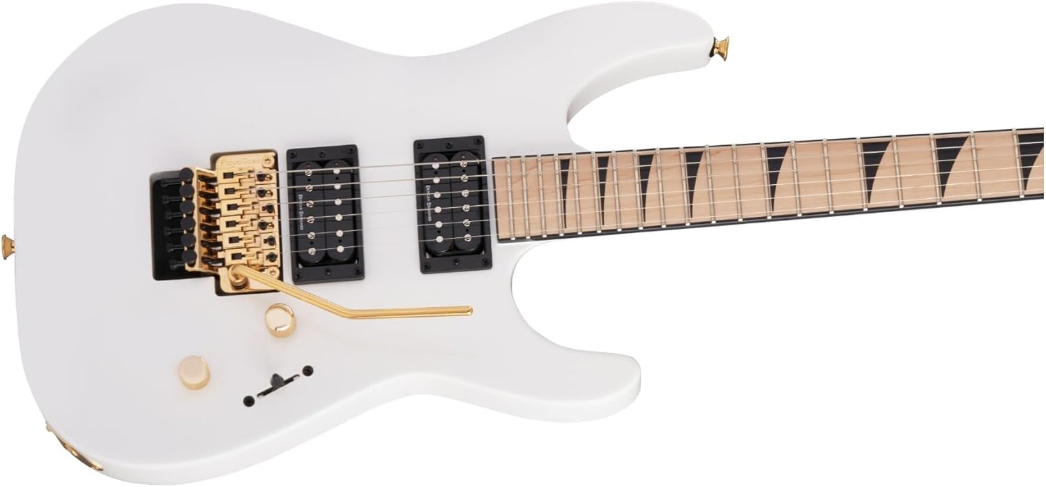 Jackson X Series Soloist SLXM DX 6-String Electric Guitar (Snow White) Bundle with Jackson Soloist Molded Case (2 Items)