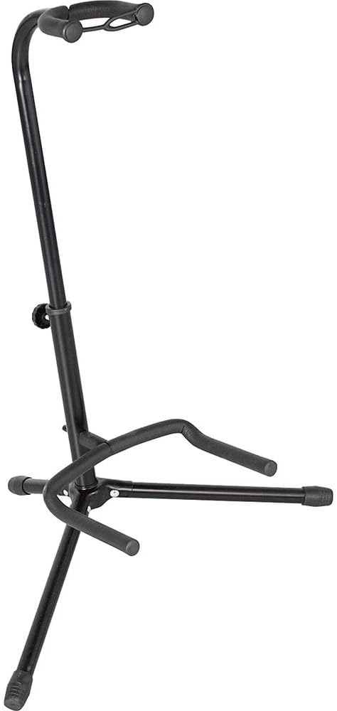 LAVA GENIE 9270002 Sampler Guitar, No Strings Attached, Hundreds of Instrument Presets, Onboard Speaker, White, 30.5 inch Bundle with Rok-It Tripod Guitar Stand, Goby Labs GLS-104 Microphone Sanitizer