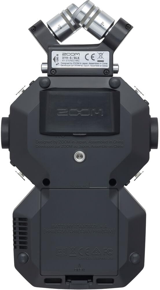 Zoom H8 Handy Recorder Bundled with Bluetooth Adapter + 128GB Memory Card + Furry Wind Screen + XLR Microphone Cable + AA Batteries | 4 Pack + Cleaning Cloth (7 Items)