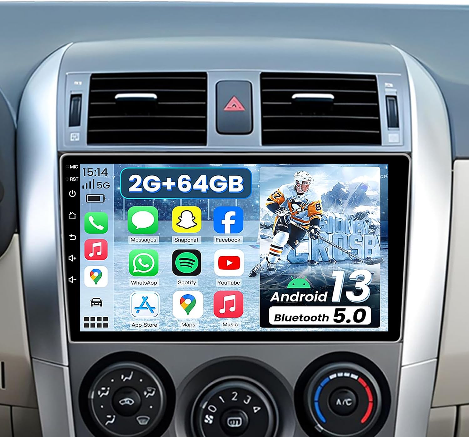 4Core+64GB Car Radio for Toyota Corolla 2009-2013: 9