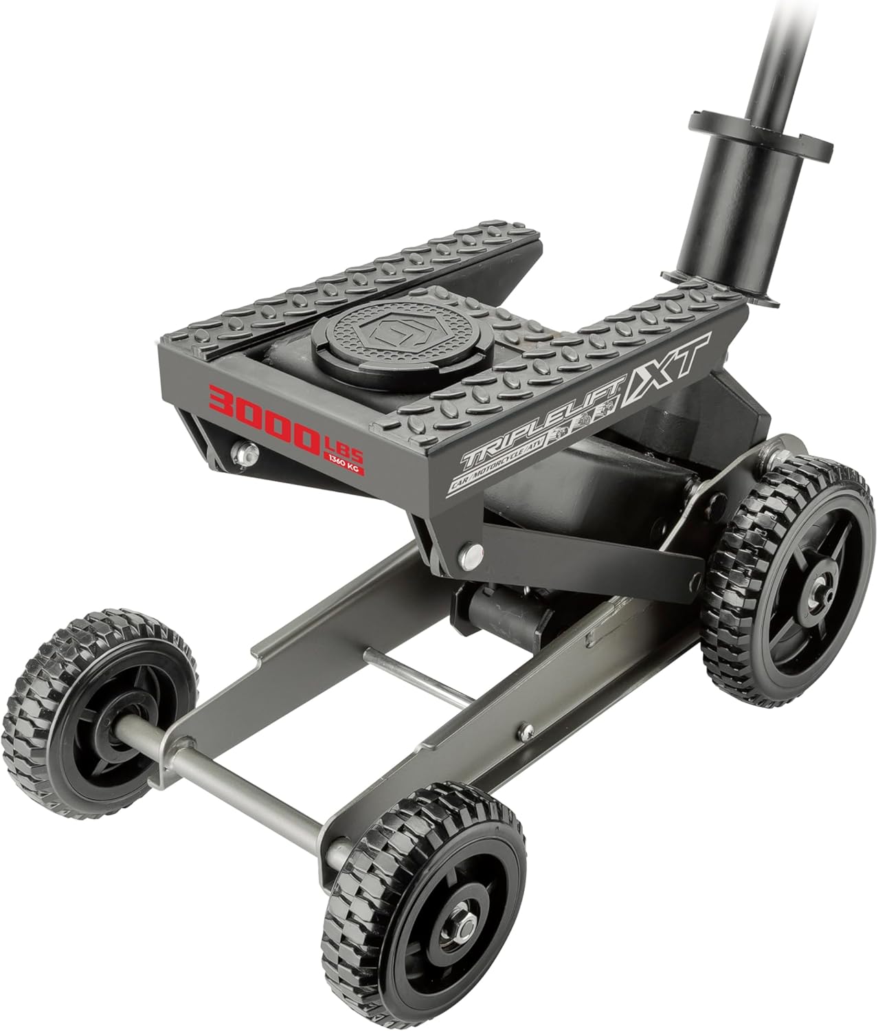 Powerbuilt Triple Lift and Big Wheel Off-Road Jack Series, 1.5 to 2.5 Ton Vehicle Lifts for Cars, Trucks, SUVs, Motorcycles, ATVs and Transmissions, Floor Jack, Garage Jack and Off-Road Options