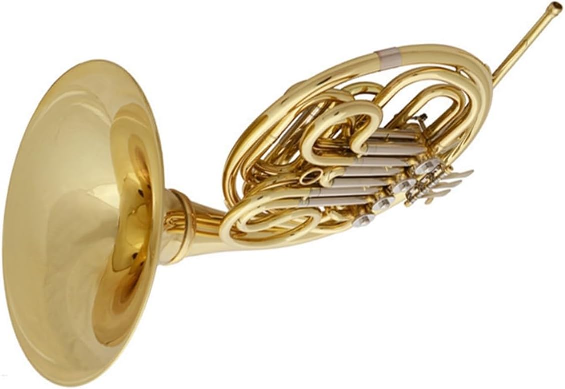 4 Key French Horn Double Row French Horn Lacquered Gold Professional Performance