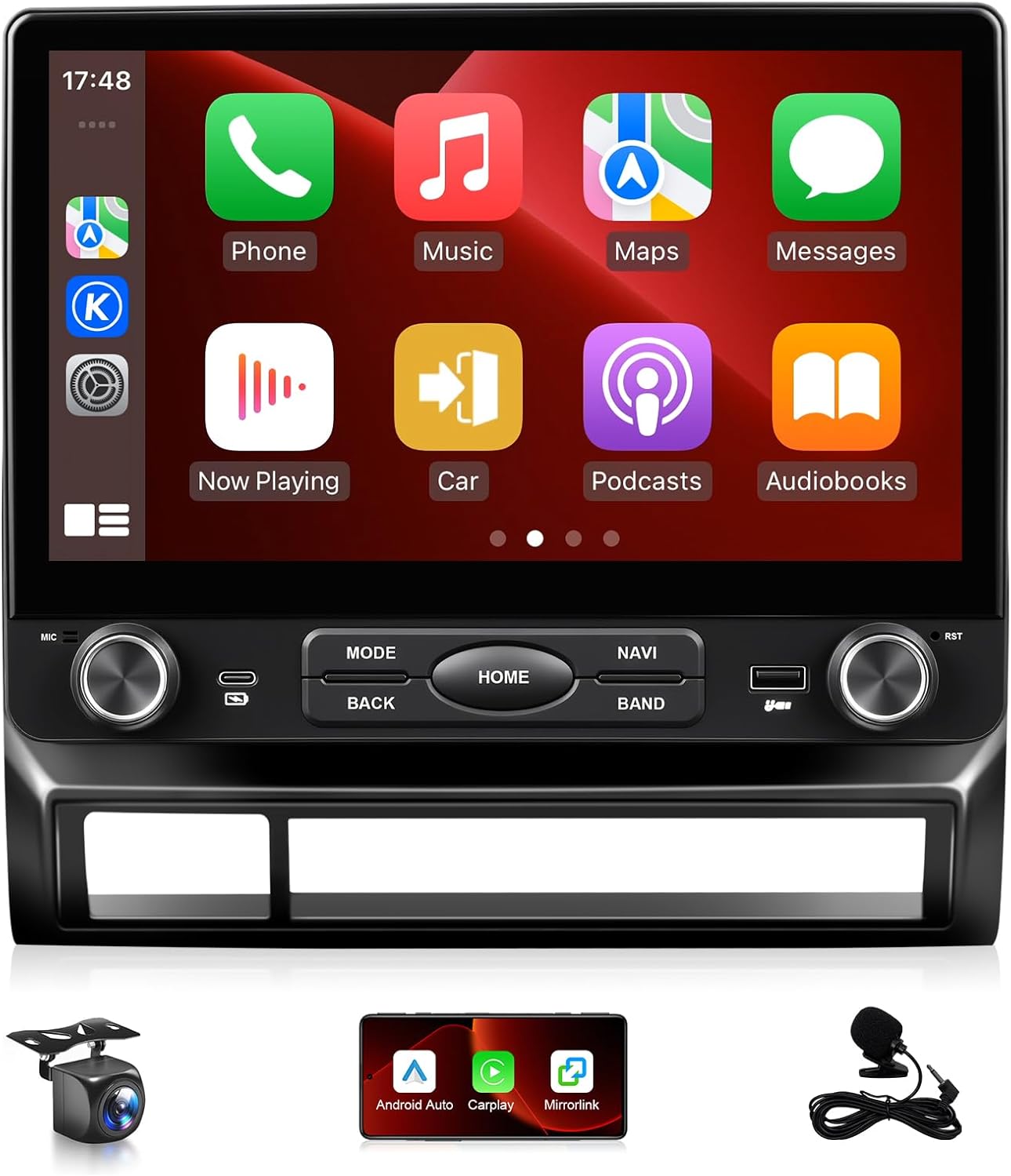 4G+64G Android 13 Car Stereo for Toyota Tacoma 2005 to 2015 Radio Wireless Carplay Android Auto, 10.2