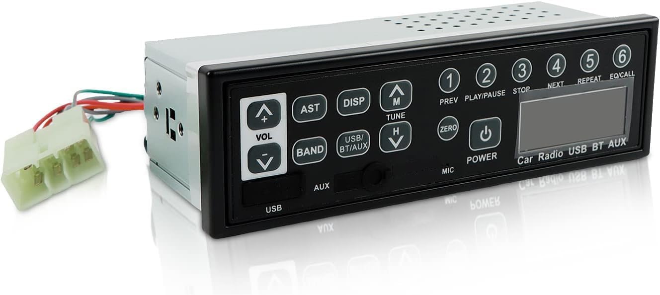 M200 Radio Universal Car Bluetooth USB AUX-in 24 Volt Excavator Radio for Komatsu Sumitomo Kobelco Takeuchi Excavator Parts