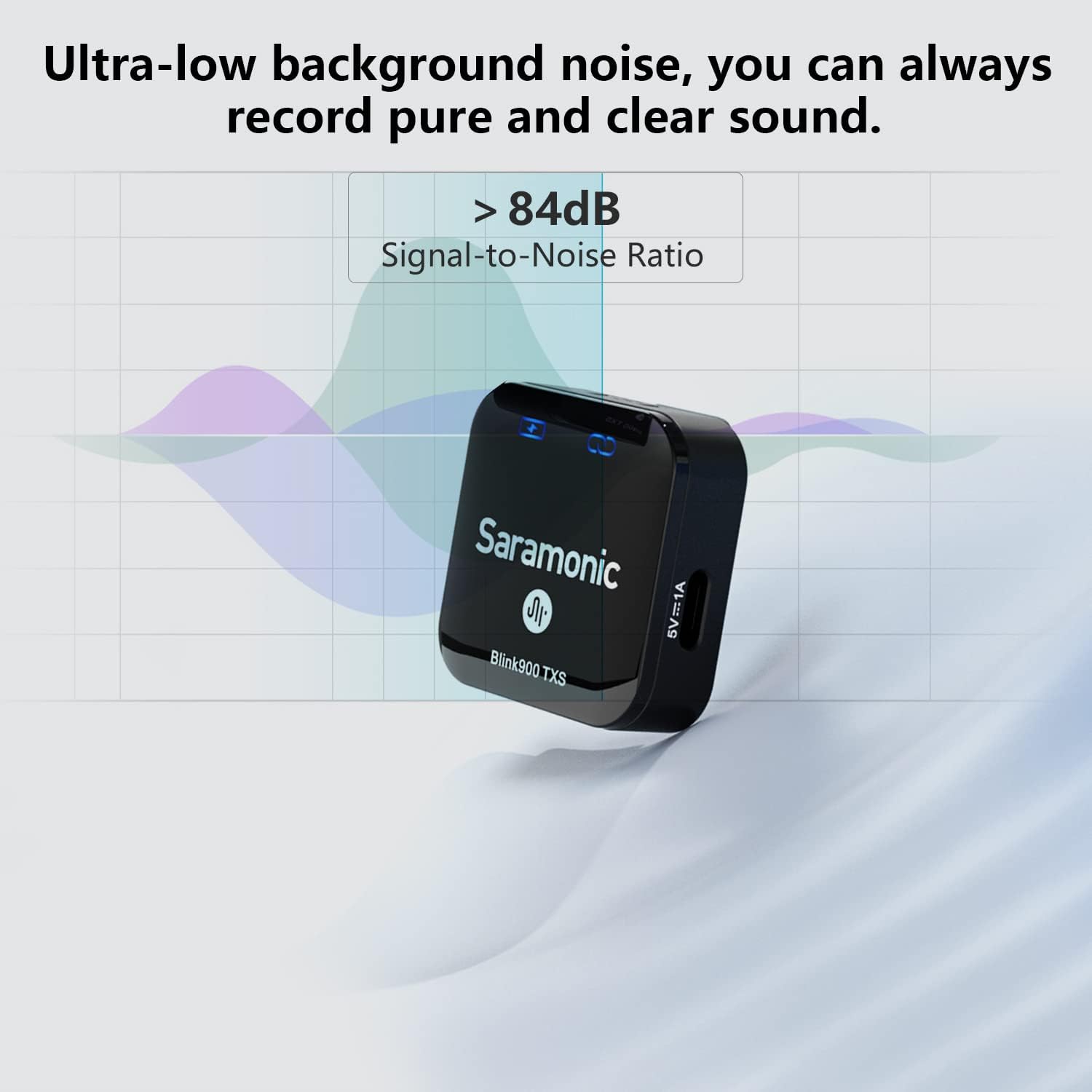 Saramonic Blink900 S3 Wireless Lavalier Microphone for iPhone iPad Phone, 6H Battery Life, 656ft Transmission, Wireless Lapel Lightning Clip-On Mic Microphones for Video Recording Vlog Live Streaming