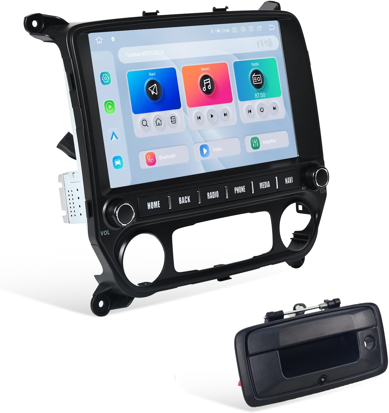 Dasaita Android 13 Car Stereo for Silverado GMC Sierra 2014-2019 with 1080P Backup Camera Wireless Carplay/Android Auto, 11.6