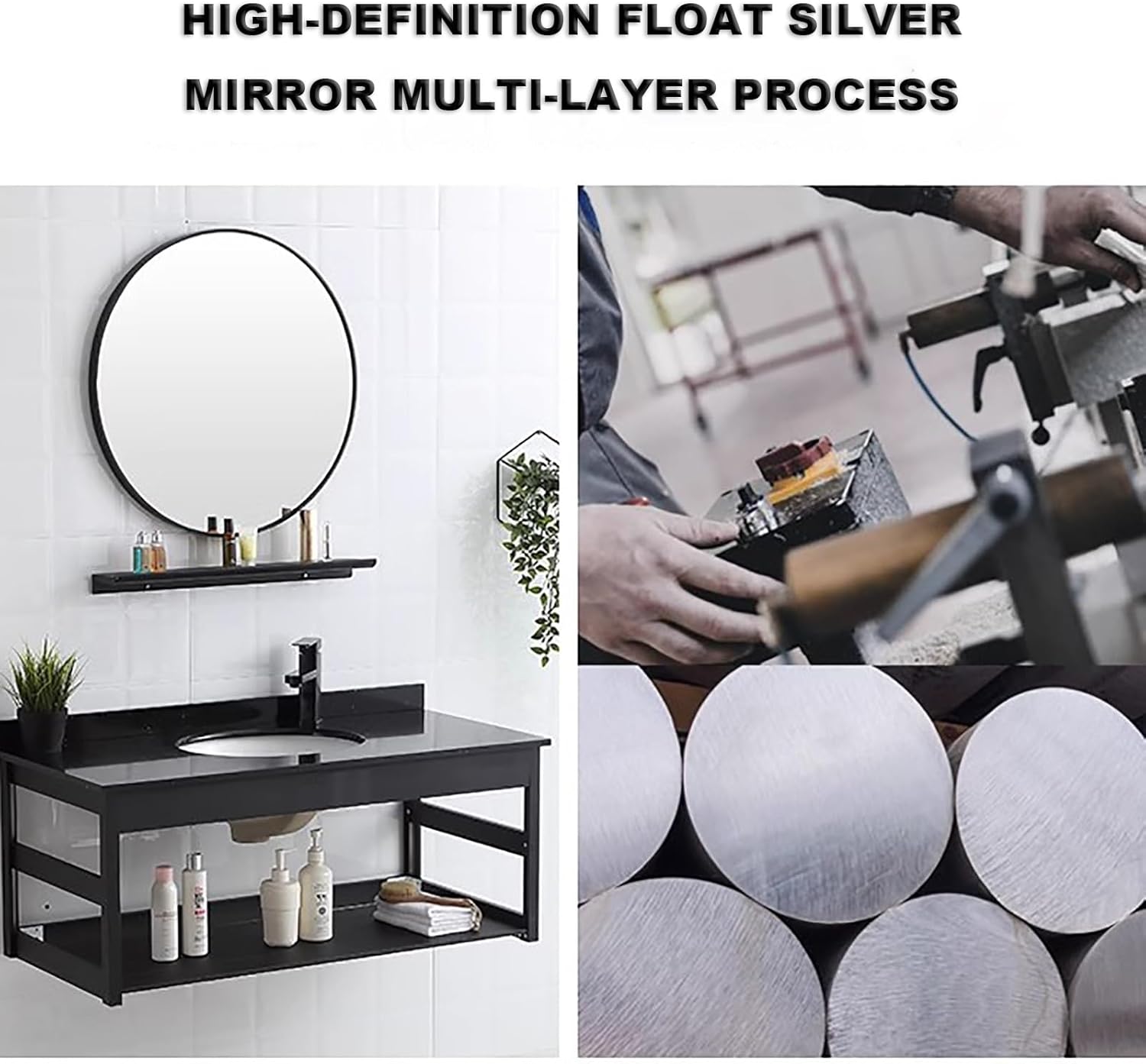 DOSSAE with Corner Mirror Cabinet,Wall Mount Sink,Countertop Corner Vessel Sink,Wall Mount Vessel Sink,Ceramic Vessel Sink,Corner Wall Mount Vanity Sink,for Laundry WC. (Color : Black)