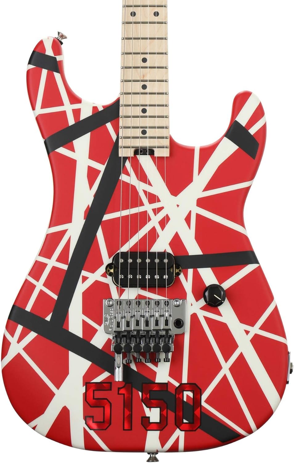 EVH Striped Series 5150 - Red, Black and White