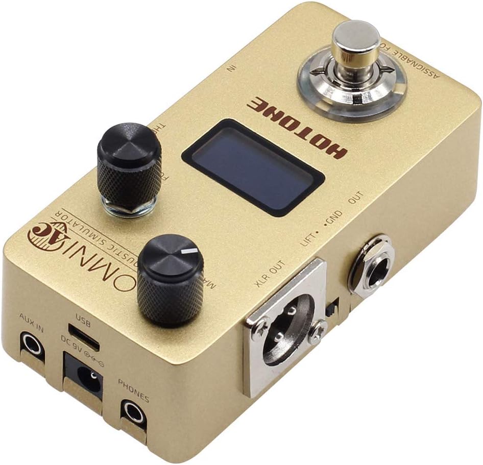 Hotone Omni AC Simulation Guitar Bass Effects Pedal