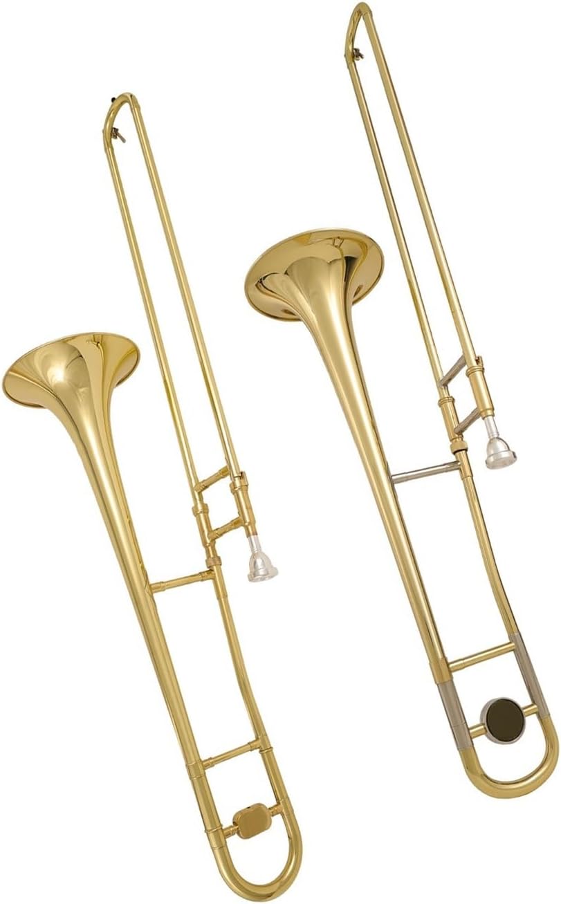 Adult Trombone Instrument B Flat Trombone Instrument Professional Performance Adult Beginner With Accessories(2)