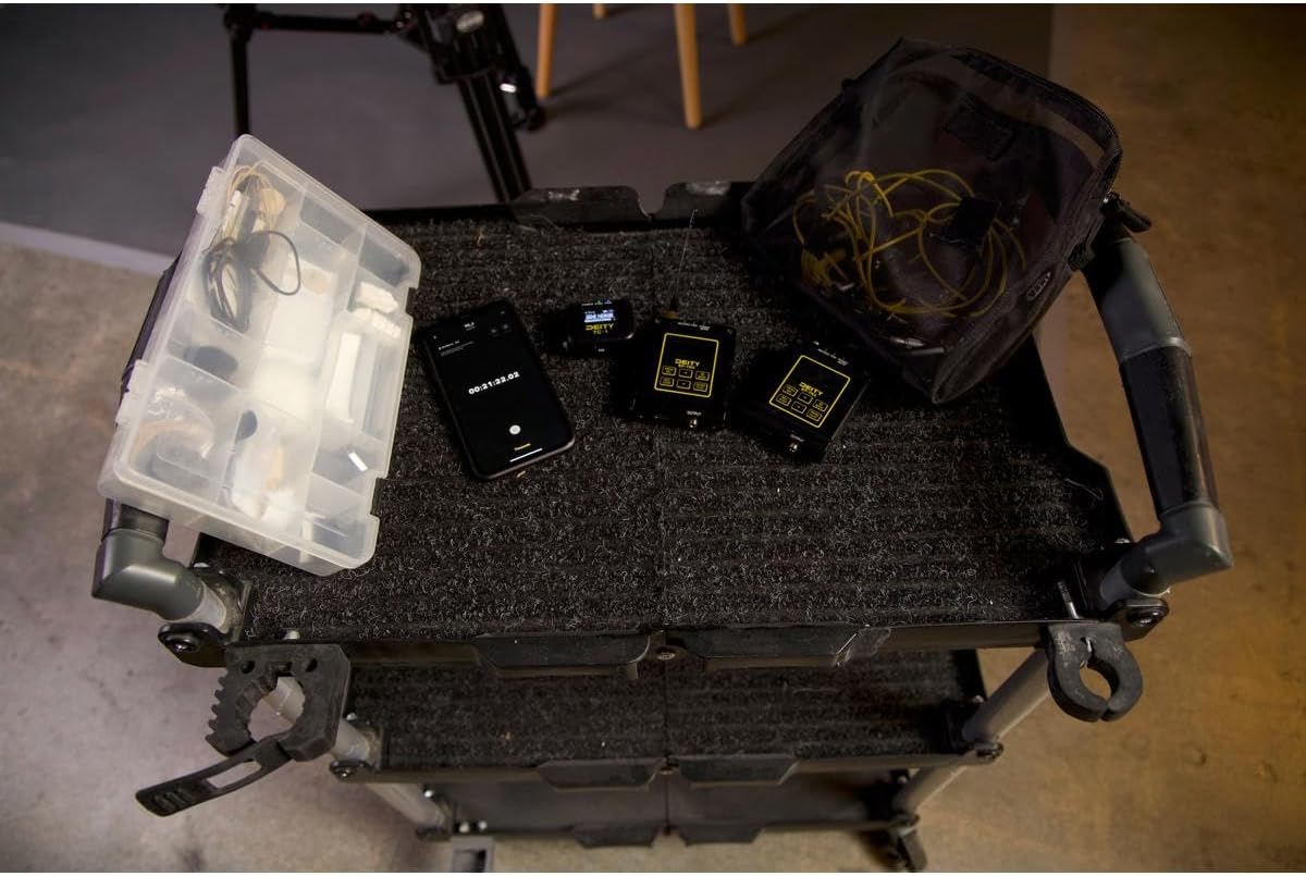 Deity TC-1 Wireless Timecode Box Generator with Locking 3.5mm Timecode Port, Bluetooth 5.0 Connectivity, and Sidus Audio App Support (Black, 3-Pack)