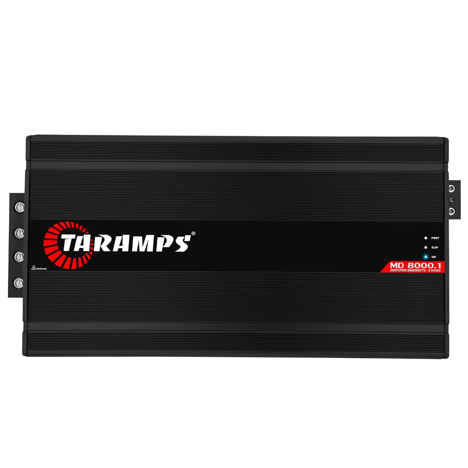 Taramps MD 8000.1 Monoblock Amplifier 2 Ohms 8000 Watts Rms 1 Channel Powerful Full Range Amp Car Audio System, Dual Input Crossover Bass Boost Class D