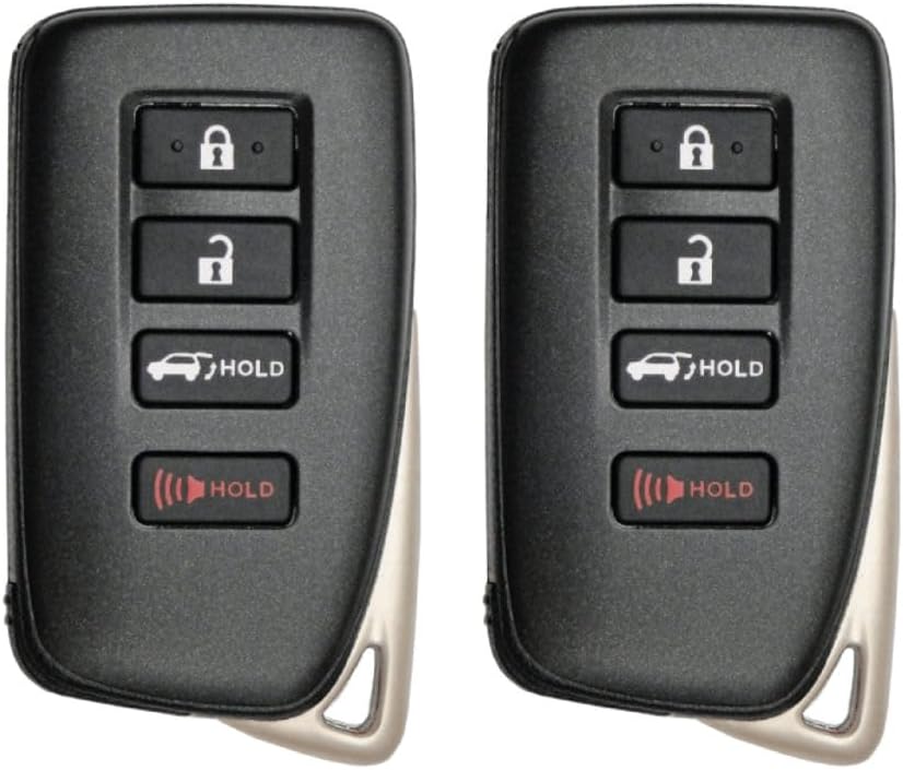 Replcament Smart Key Fob for Lexus RX350 2021 FCC HYQ14FLB Part Number 89904-0E180 89904-48V80 Pack of 2