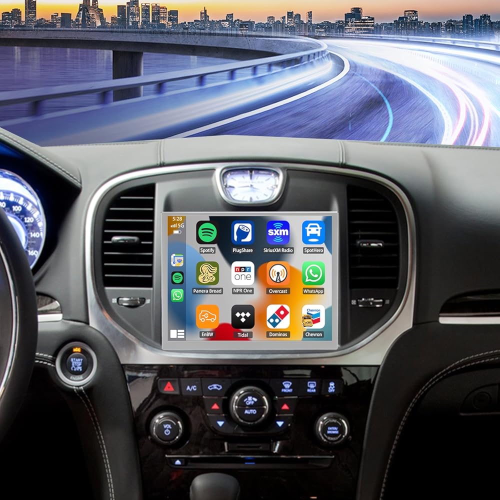 Double Din Car Stereo Radio for Dodge Charger Chrysler 300 2011-2014 with Wireless CarPlay/Android Auto Android 14 Head Unit w/ 8.4