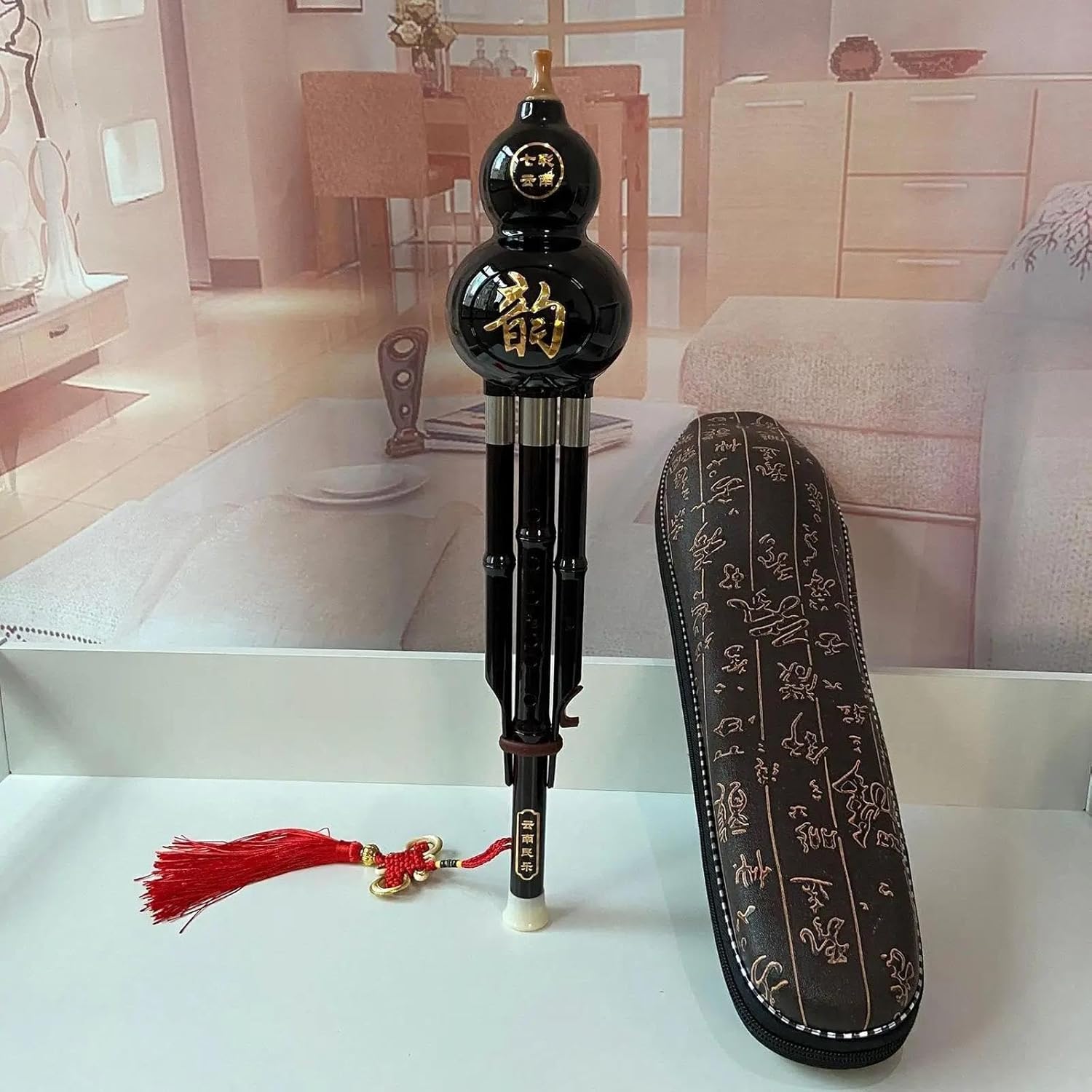 Hulusi Flute Hulusi Flute Woodwind With Case Cucurbit Flute For Beginner Music