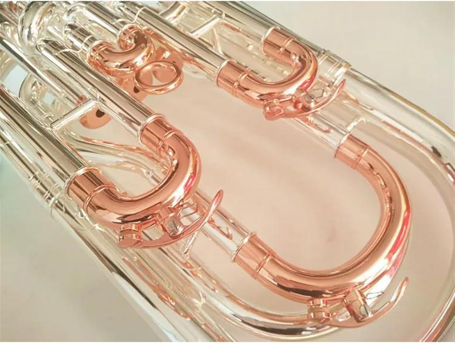 Beginner euphonium Euphonium Horn Bb Key 3+1 Piston Compensating Silver Plated With Nylon Case And Mouthpiece Instruments