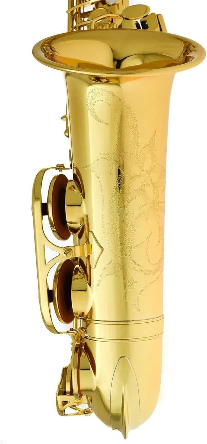 Woodwind Instruments Alto Saxophone Gold Lacquer Brass Plated Professional Musical Instrument With Case