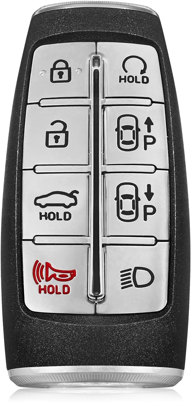 Replacement for 2021 2022 Hyundai Genesis G70 Key Fob Remote Control TQ8-FOB-4F35 8 Buttons 434MHz