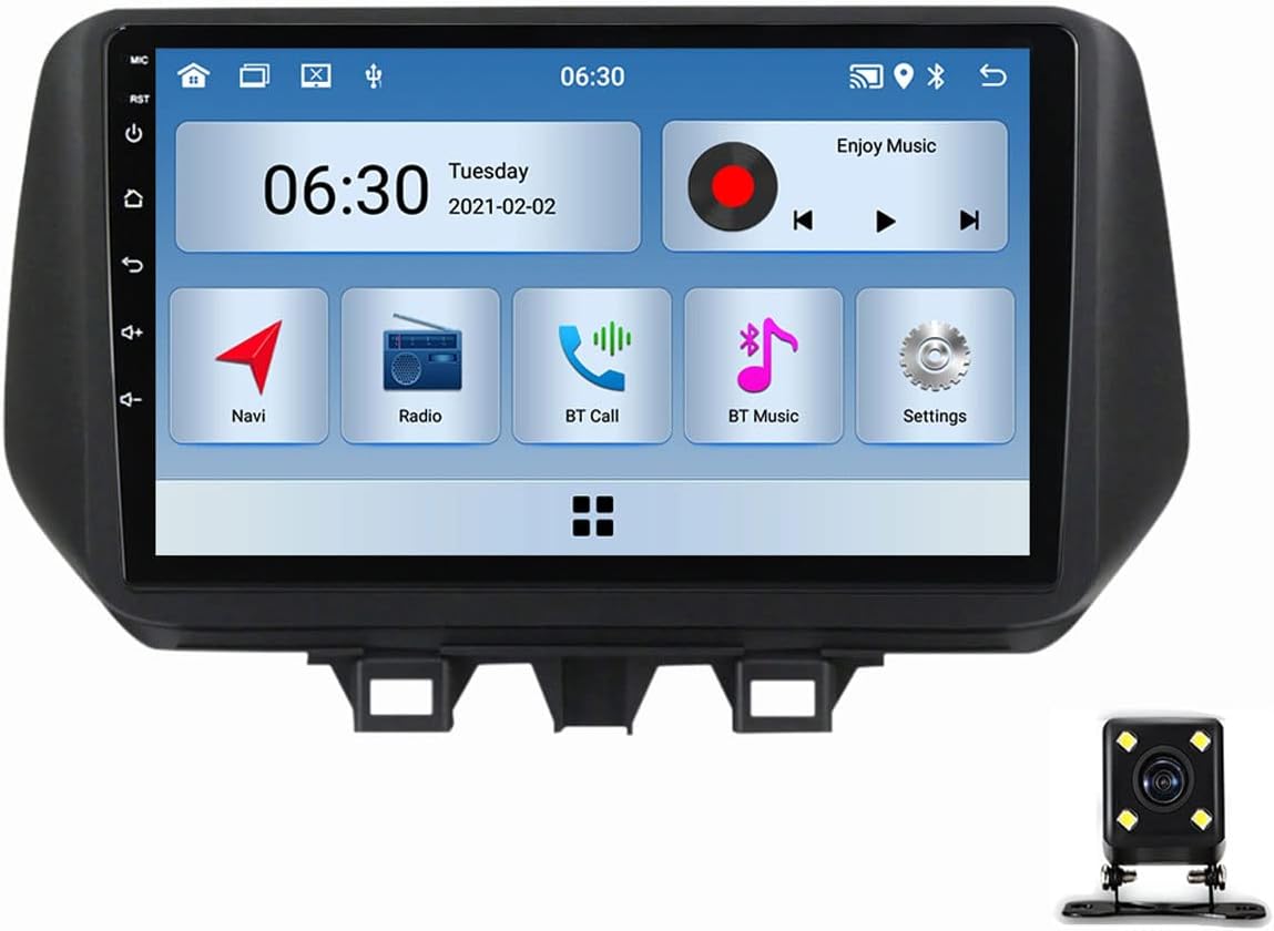 DEHIWI Car Stereo Multimedia MP5 Player for Hyundai Tucson Ix35 2018~2020 Car Audio with Backup Camera FM Radio 9 Inch Touch Screen Stereo Support Bluetooth/SWC/USB/Mirror Link/Carplay/Auto