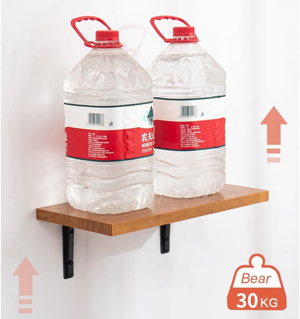 Small Floating Shelves to Display and Store Vase|Ornaments|Books|Spice Bottles,Wall Bookshelf,Decorative Reading Corner,Kitchen Spice Rack,Bear 30Kg 150 * 20Cm,Wood(20 Pcs),150 * 20Cm