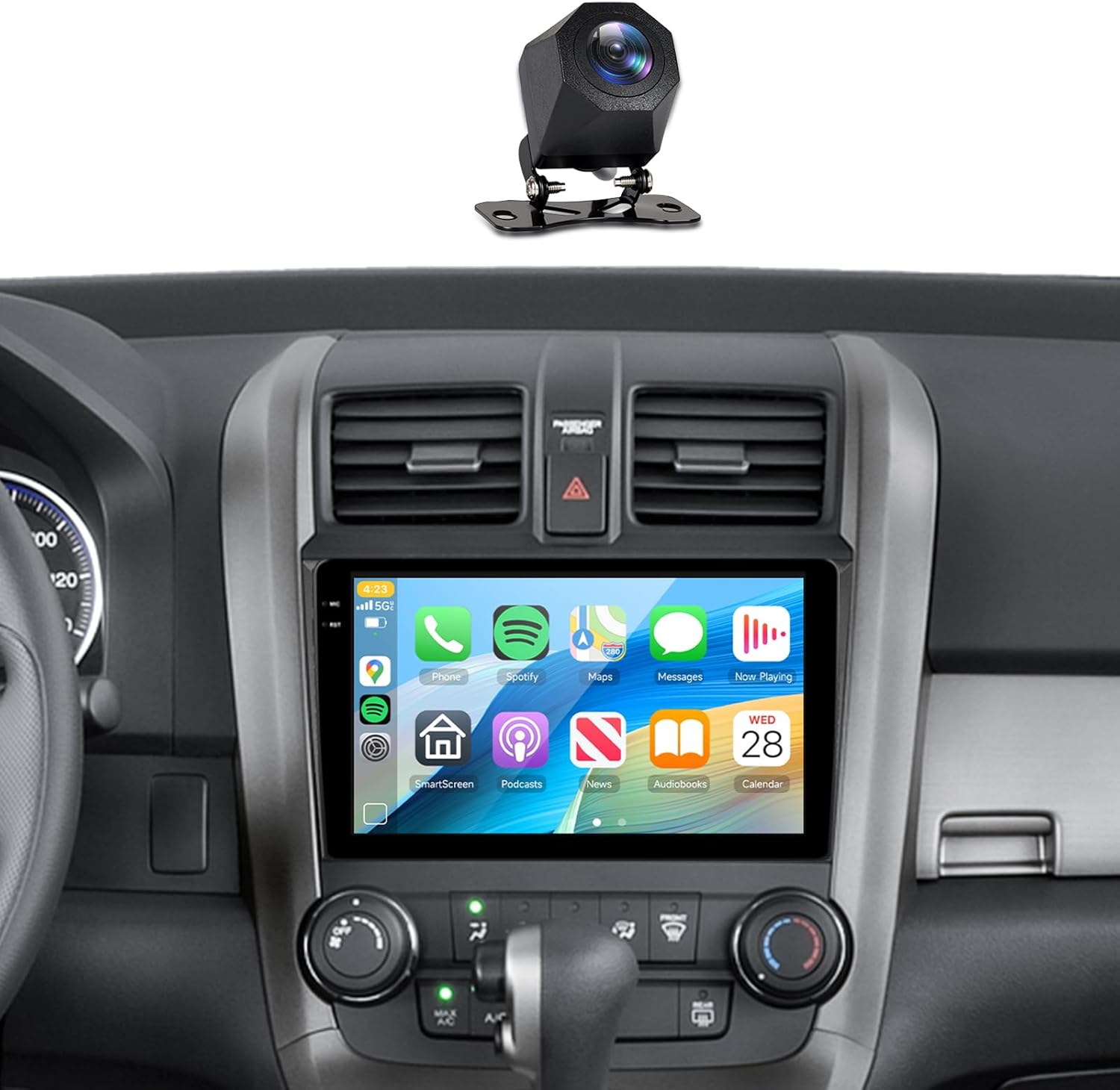 [2+64G] Car Stereo for Honda CRV 2007-2011 Wireless Carplay Android Auto,9