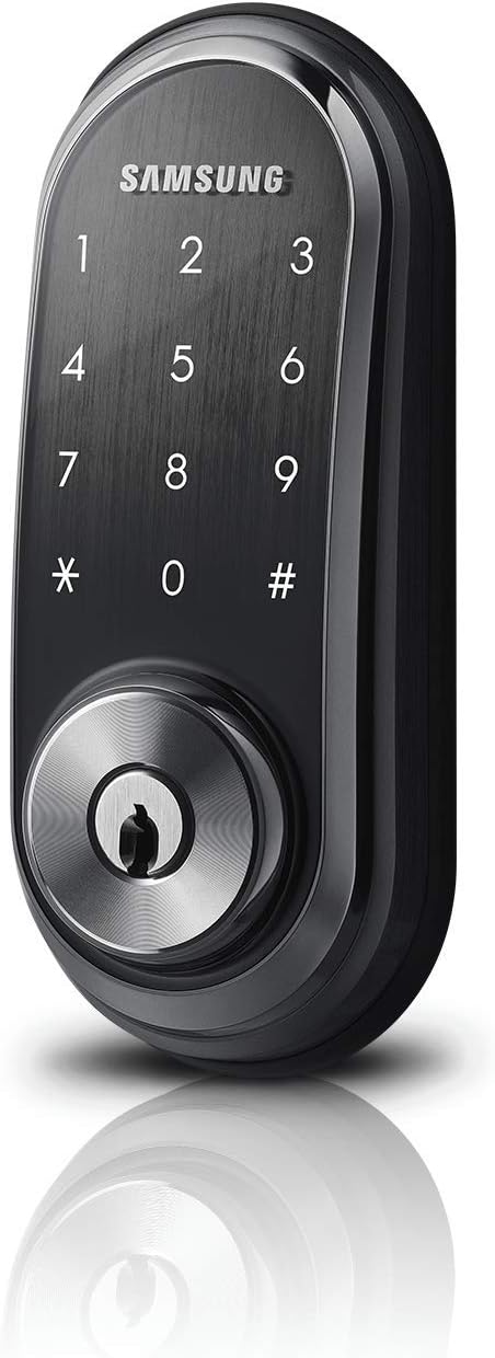 Samsung SHP-DS510MK Digital Door Lock SHP-DS510 Black Keyless Electronic Deadbolt + Emergency Keys FIT Most Doors