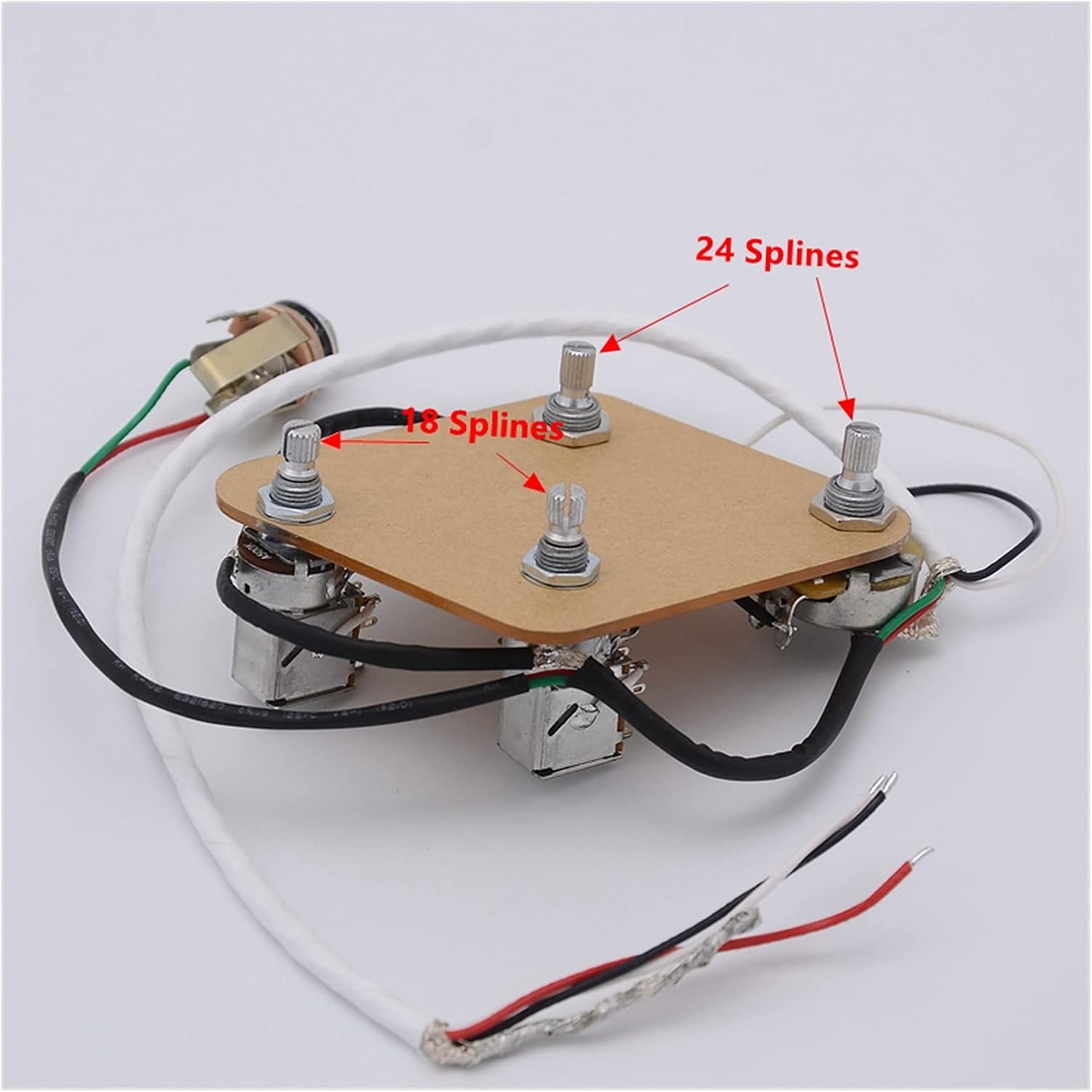 Double Coil Pickup 1 Set Passive Loaded Pre-Wired Electric Guitar Push Pull Wiring Harness Prewired Kit for LP SG Without Converter Pickups