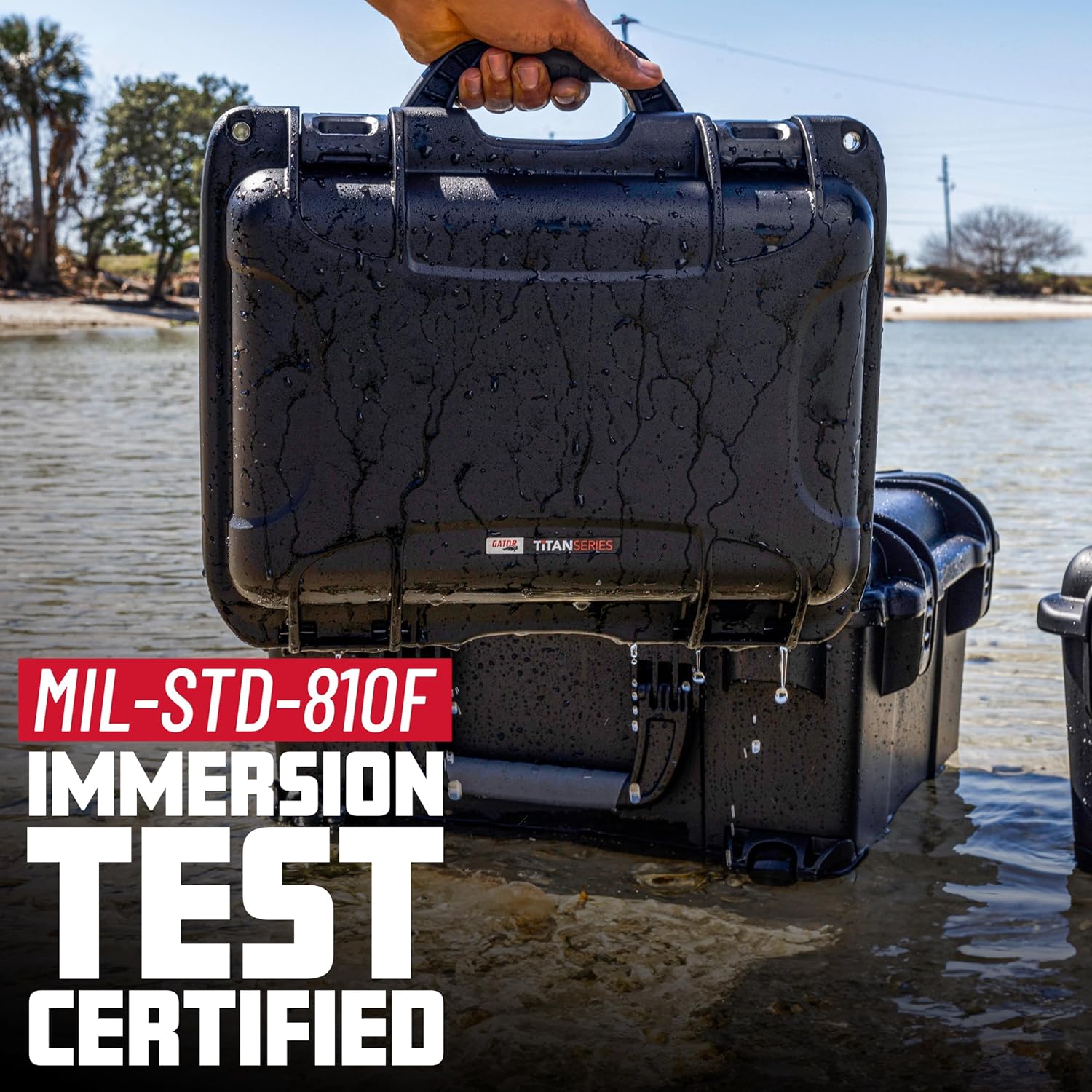 Gator Cases Titan Series Waterproof Utility/Equipment Case with Adjustable Divider Insert, 22