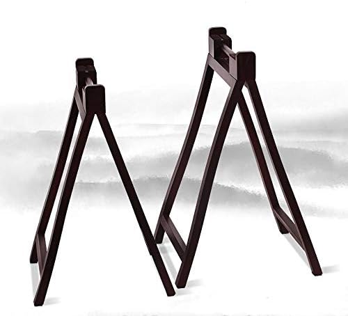 LANDTOM Professional A-Style Portable and Easy Travelling type Guzheng Stand made of Solid Wood (Ebony- Black)…