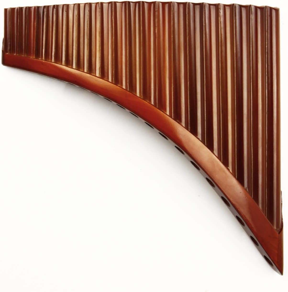 22 Pipes Pan Flute G Key Pan Pipes Woodwind Instrument Bamboo Pan Flute (Color : Left)