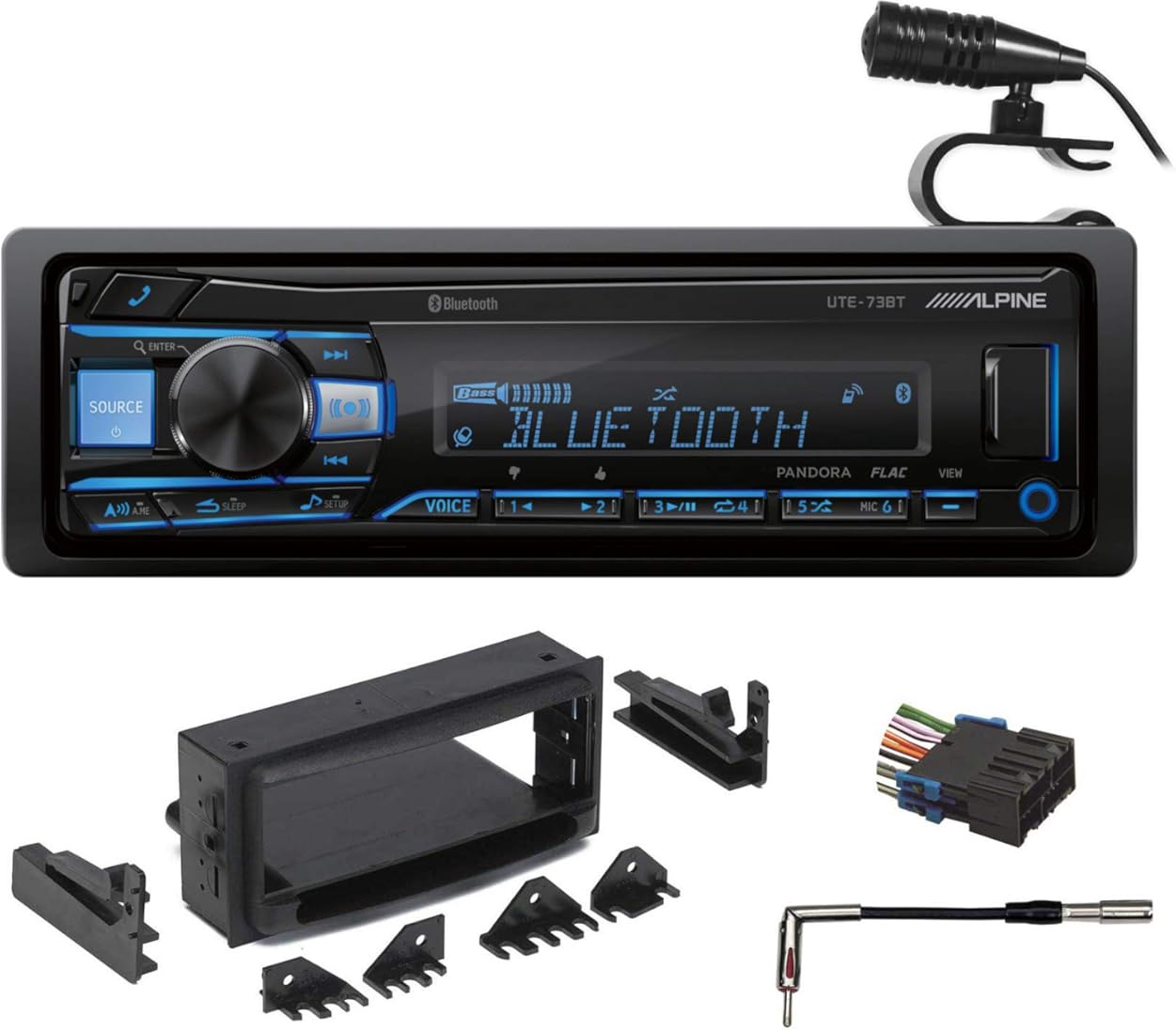 Alpine Digital Media Bluetooth Stereo Receiver For 99-02 Chevy Silverado 3500