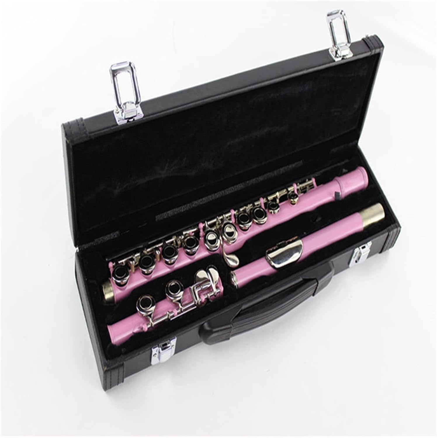 Flutes Musical Instrument Wind Instrument Color Flute 16 Hole Closed Hole C Flute Pink B Tail E Key Nickel Silver Flute