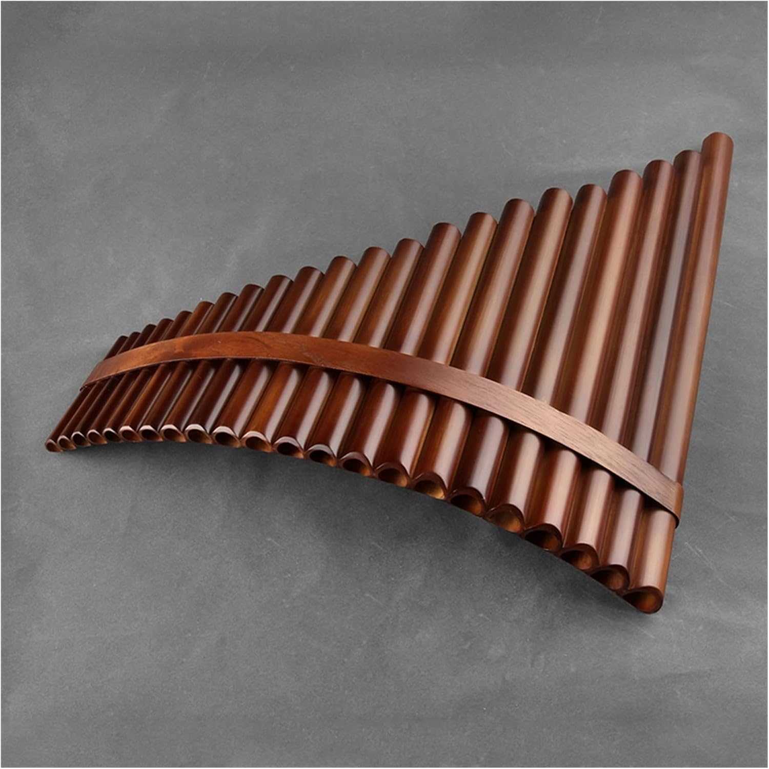 PanPipes Woodwind Instrument 22 Pipes Pan Flute C Key Folk Musical Instruments Brown Colour Flute Woodwind Instrument Handmade Pan Pipes