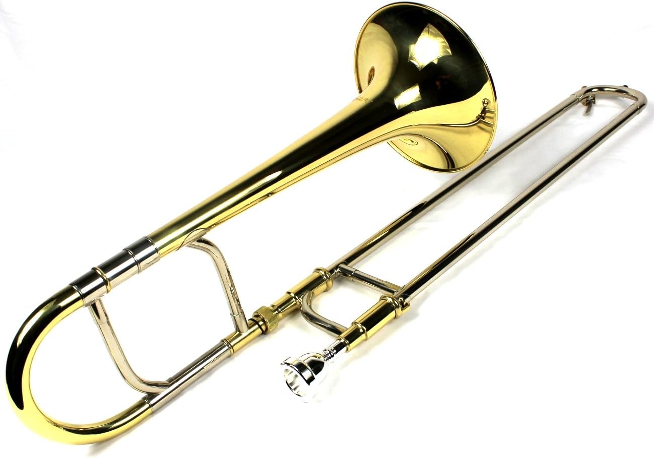 Diginex Gold Lacquer Finish Eb Alto Trombone with Case and Mouthpiece
