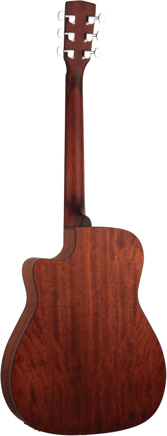 Cort AF515CEOP Standard Series Acoustic Electric Cutaway Guitar, Open Pore