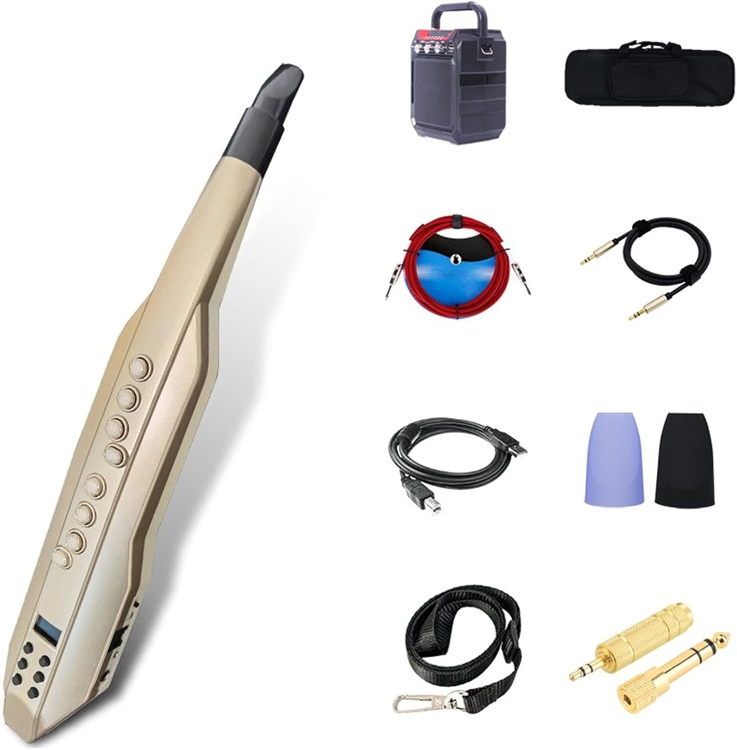 Sax Beginners Kit Digital Electronic Wind Instrument Electric Saxophone is Suitable for Beginners and Novice Digital Leisure Instruments Wind Instrument (Color : 3)