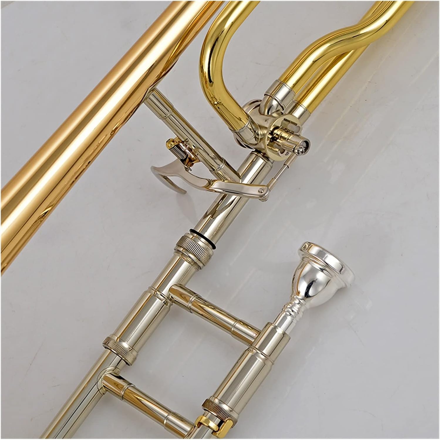 TSTS Alto Trombone Musical Instrument B Flat for Professional Performance Phosphor Bronze Material Beginner Trombone