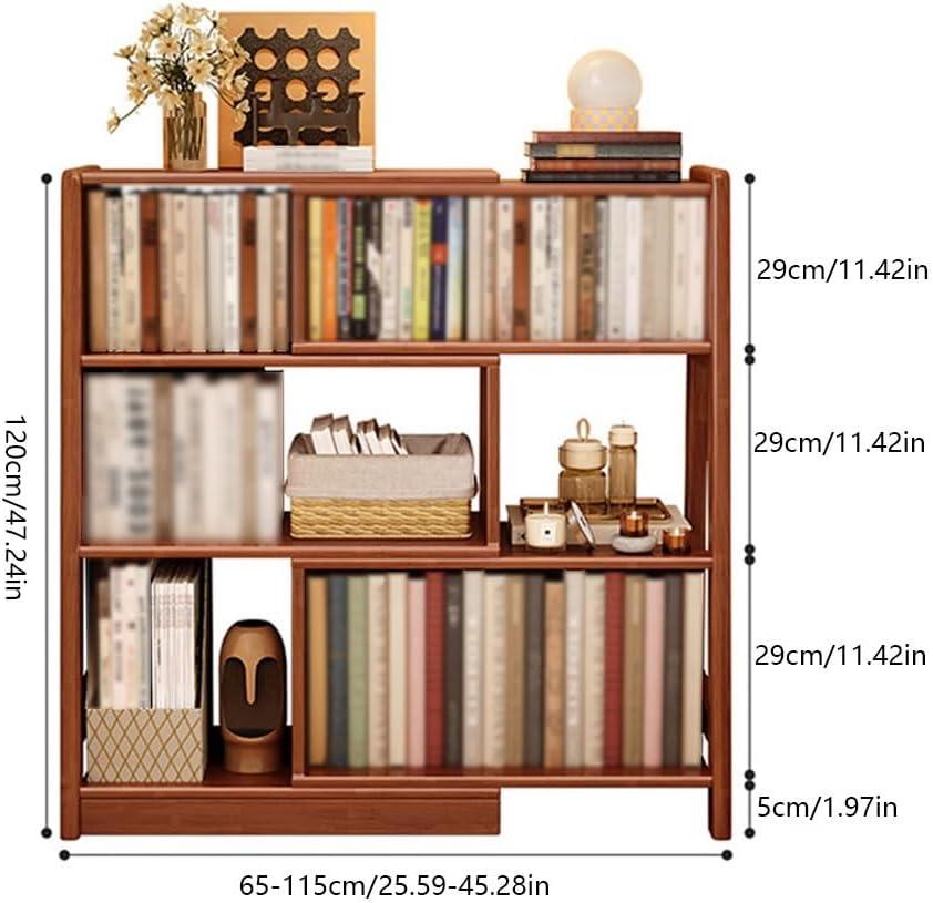 Ladder Shelf Wooden Extendable Shelf Bookcase, 3-Tier Ladder Bookshelf, Vintage Corner Bookcase, Storage Rack for Small Space or Corner Ladder Bookcase(White)