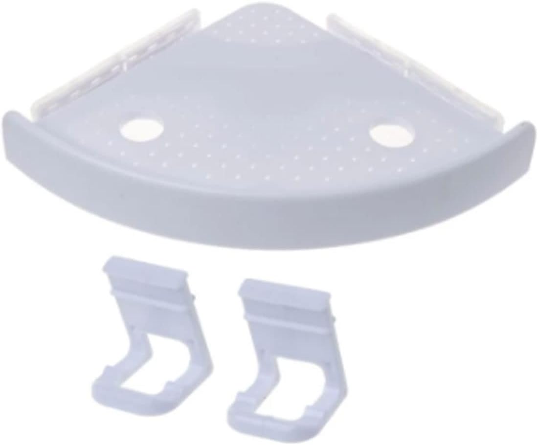 Home Shelves Bathroom Corner Shelf Triple Wall Mount Storage Holder Non-Marking