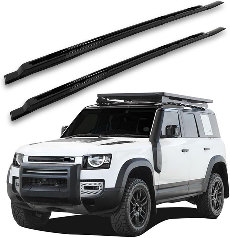 ECCPP Roof Rack Side Rails Compatible with 2021-2023 for Land Rover for Defender 90 Black Rooftop Cargobar Carrier